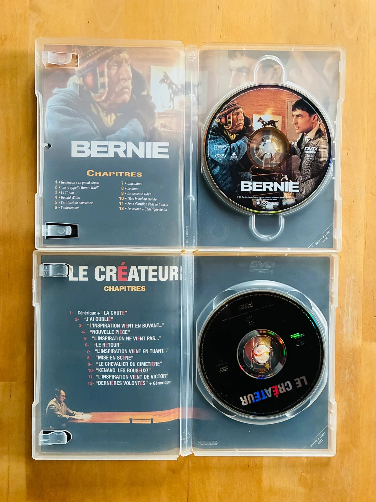 Lot 2 cult DVD's van Albert Dupontel: Bernie en Le Créateur. – photo 2